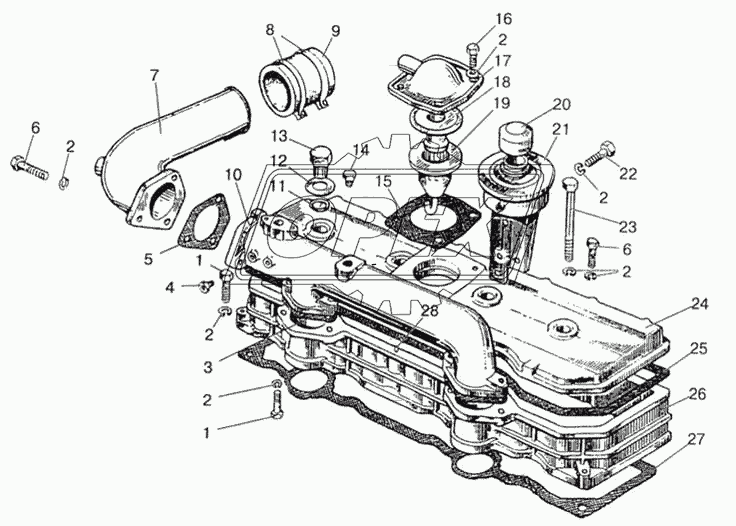 245-1002430-02 Корпус сапуна ММЗ